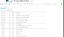 
							         Timetable | St Jago Student Portal								  
							    