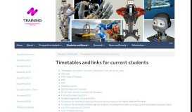 
							         Timetables and links for current students | Edinburgh Centre for Robotics								  
							    