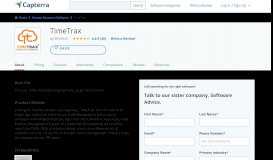 
							         TimeTrax Reviews and Pricing - 2020 - Capterra								  
							    
