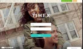 
							         Timex Direct - Please Login - NuORDER								  
							    