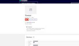 
							         Timico Reviews | Read Customer Service Reviews of www ...								  
							    
