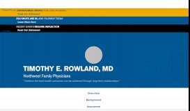 
							         Timothy E. Rowland, M.D. | Central Ohio Primary Care								  
							    