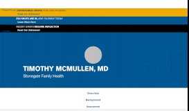 
							         Timothy McMullen, M.D. | Central Ohio Primary Care								  
							    