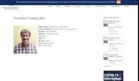 
							         Timothy P. Dailey, MD | Appalachian Regional Healthcare System								  
							    