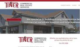 
							         Tiner Commercial Real Estate Services								  
							    