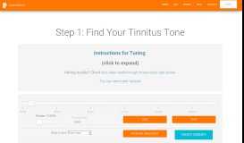
							         Tinnitus Treatment Sound Therapy - Tuner and Tone ... - AudioNotch								  
							    