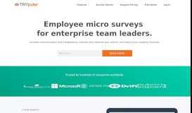 
							         TINYpulse | Employee Engagement & Feedback Software								  
							    