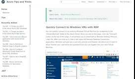 
							         Tip 9 - Quickly Connect to Windows VMs with RDP | Azure Tips and ...								  
							    