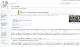 
							         Tipraland - Wikipedia								  
							    