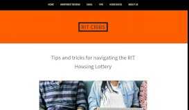 
							         Tips and tricks for navigating the RIT Housing Lottery – RIT Cribs								  
							    