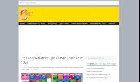 
							         Tips and Walkthrough: Candy Crush Level 1027 - Candy Crush Mom								  
							    