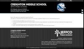 
							         Tips for Infinite Campus - Creighton Middle School								  
							    