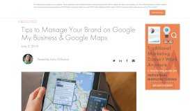 
							         Tips to Manage Your Brand on Google My Business & Google ...								  
							    