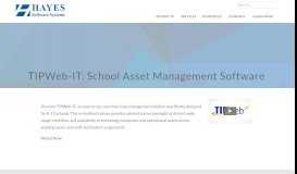 
							         TIPWeb-IT: School Asset Management Software - Hayes ...								  
							    