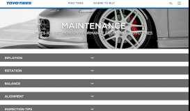 
							         Tire care tips including correct inflation pressure & inspection tips ...								  
							    