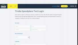 
							         Tirolia Speedplace Test Login - Tirolia Spedition								  
							    