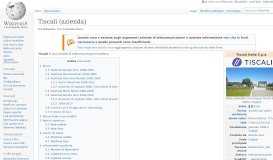 
							         Tiscali (azienda) - Wikipedia								  
							    