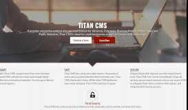 
							         Titan CMS: Enterprise Content Management System								  
							    