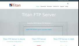 
							         Titan FTP Server: SFTP Server Software for Windows								  
							    