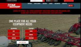 
							         Titan Machinery: Farm and Construction Equipment Dealer								  
							    