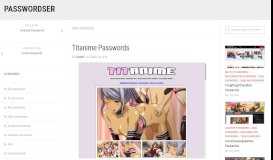 
							         Titanime Passwords – PasswordsER								  
							    
