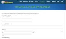 
							         TitleTec ETR Set Up Request - Georgia Independent Auto ...								  
							    