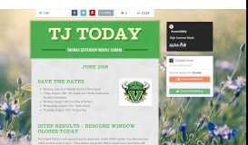 
							         TJ Today | Smore Newsletters								  
							    