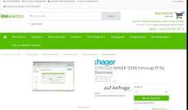 
							         TJ550 Fernzugriff für Domovea - UNI ELEKTRO Online-Shop								  
							    