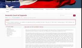
							         TJB | 7th COA | News | Welcome to the Attorney Portal - Texas Courts								  
							    
