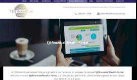 
							         TJSfinancial Wealth Portal - TJSfinancial - TJS Financial Services								  
							    