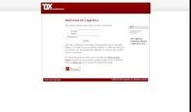 
							         TJX Logistics - Login								  
							    