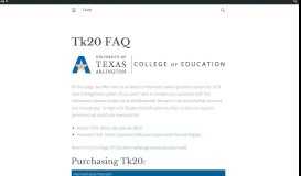 
							         Tk20 | UT Arlington College of Education - Maverick Blogs								  
							    