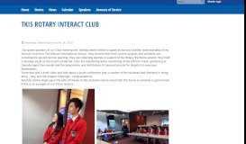 
							         TKIS Rotary Interact club | Rotary Club of Southern Mitchell								  
							    