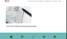 
							         (TKY-267) Architecture Assistant Internship - INTERNSHIP IN JAPAN								  
							    