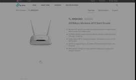 
							         TL-WR843ND | 300Mbps Wireless AP/Client Router | TP-Link Norway								  
							    