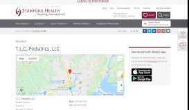 
							         T.L.C. Pediatrics, LLC - Stamford Health								  
							    