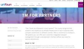 
							         TM for Partners - Unifaun								  
							    