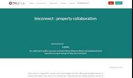 
							         tmconnect : connecting the property transaction - TM Group								  
							    