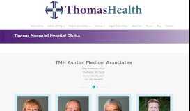 
							         TMH Clinics - Thomas Memorial Hospital								  
							    
