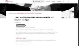 
							         TMNS Managed Services provides nearshore IT services for Ziggo ...								  
							    