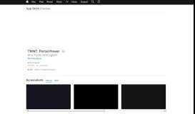 
							         TMNT: Portal Power on the App Store - iTunes - Apple								  
							    