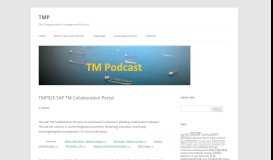 
							         TMP025: SAP TM Collaboration Portal | tmp								  
							    