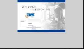 
							         TMS OnLine								  
							    
