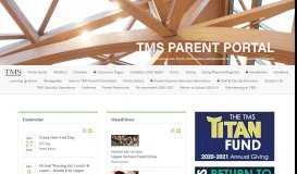 
							         TMS Parent Portal - TMS School								  
							    