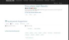 
							         Tmx ultipro login Results For Websites Listing - SiteLinks.Info								  
							    