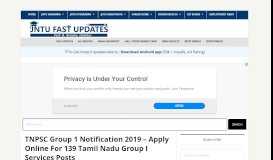 
							         TNPSC Group 1 Notification 2019 - Apply Online For 139 Tamil Nadu ...								  
							    