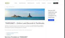 
							         TNREGINET - Online Land Records in Tamil Nadu - IndiaFilings								  
							    