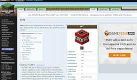 
							         TNT – Das offizielle Minecraft Wiki								  
							    