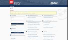 
							         tntap - Revenue External Portal - TN.gov								  
							    