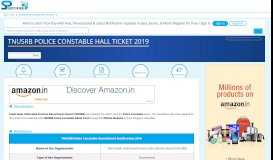 
							         TNUSRB Police Constable Hall Ticket 2019 - SPNotifier								  
							    